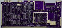 VERGOLDET - C64 Motherboard 1983 Replica 250407 - VIOLETT PCB