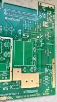 GOLD PLATED - C64 Motherboard 1983 Replica 250407 - GREEN...