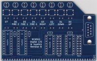 RC6502 - Digital In/Out & JoystickModul PCB